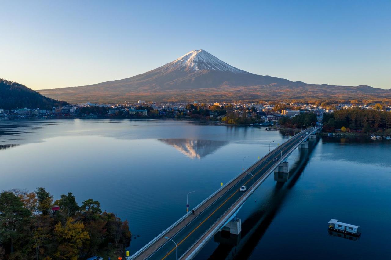 Ryokan Fuji Heights Fujikawaguchiko Bagian luar foto