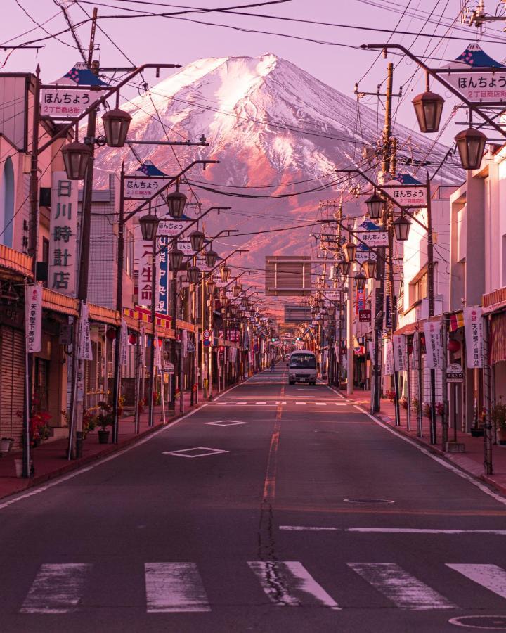 Ryokan Fuji Heights Fujikawaguchiko Bagian luar foto